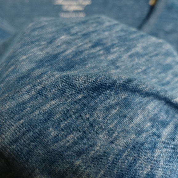 NWT American Eagle Long Sleeve Scoop Neck Womens Shirt M Blue - Picture 5 of 8